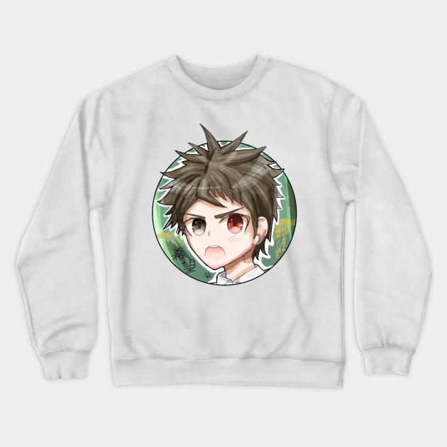 Hajime Hinata Danganronpa; By Kībo-Kībo Crewneck Sweatshirt by Kibo-Kibo